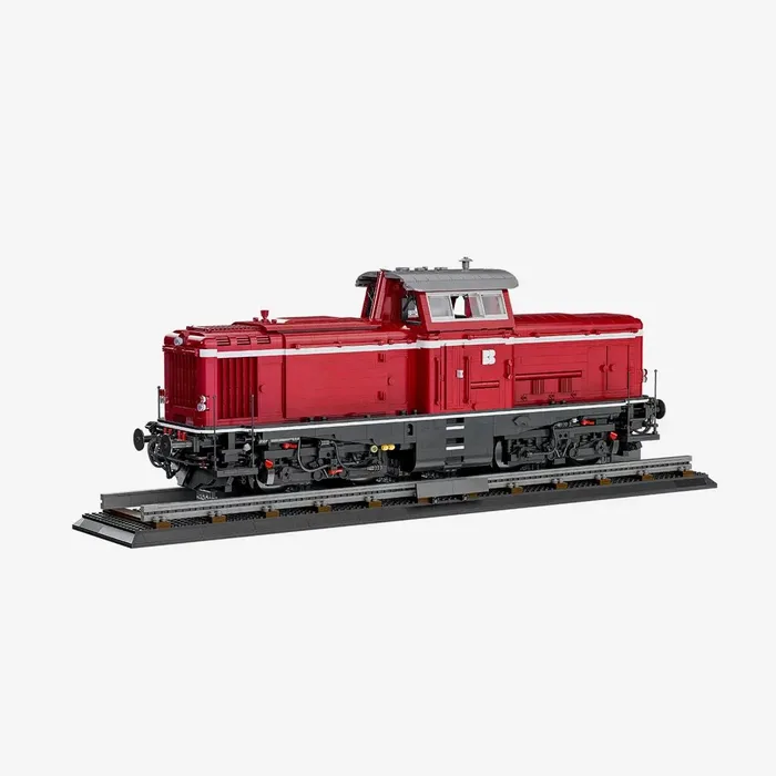BlueBrixx Locomotive d'exposition V100 rouge foncé (BB-109368) - prix | Brick Broker