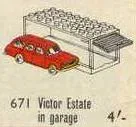 LEGO 671 Vauxhall Victor Estate 1:87 avec Garage - prix | Brick Broker