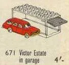 LEGO 671 Vauxhall Victor Estate 1:87 avec Garage - prix | Brick Broker