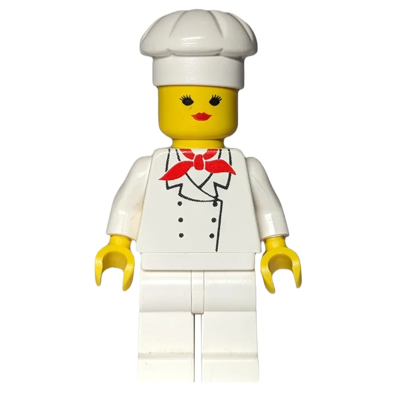 Chef - White Torso, White Legs, Female — dans quels sets LEGO ? (fig-004954) | Brick Broker