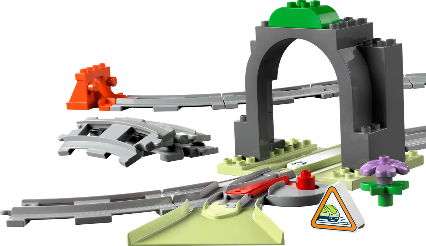 LEGO 10425 Set d'extension Tunnel de train et rails - prix | Brick Broker