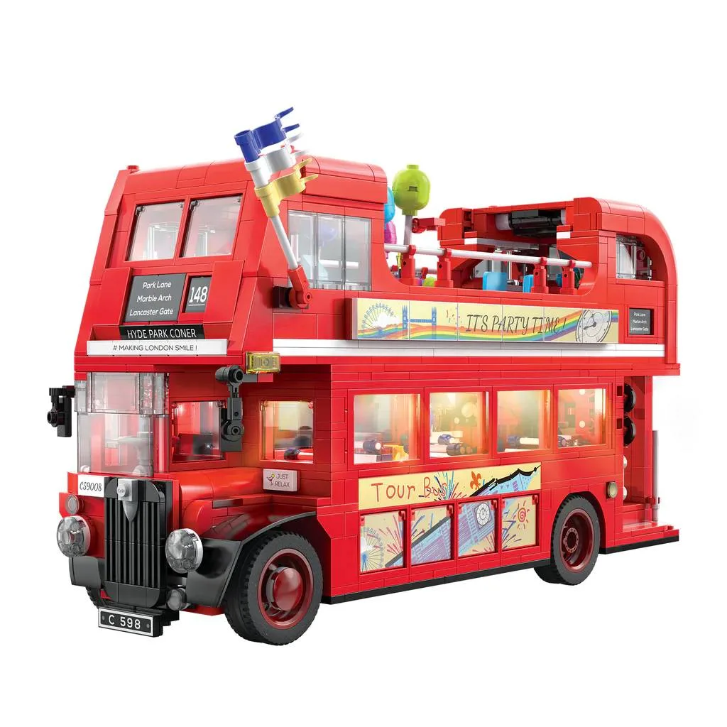 CaDA Bus Touristique Rétro de Londres (C59008W) - prix | Brick Broker