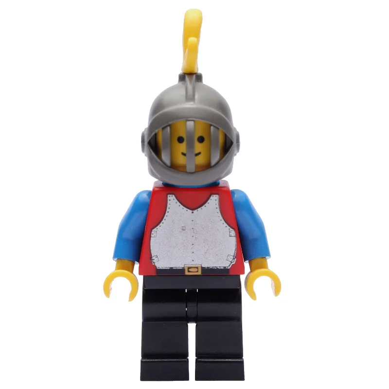 Knight (Breastplate on Red) - Black Legs, Yel… — minifigurine LEGO | Brick Broker