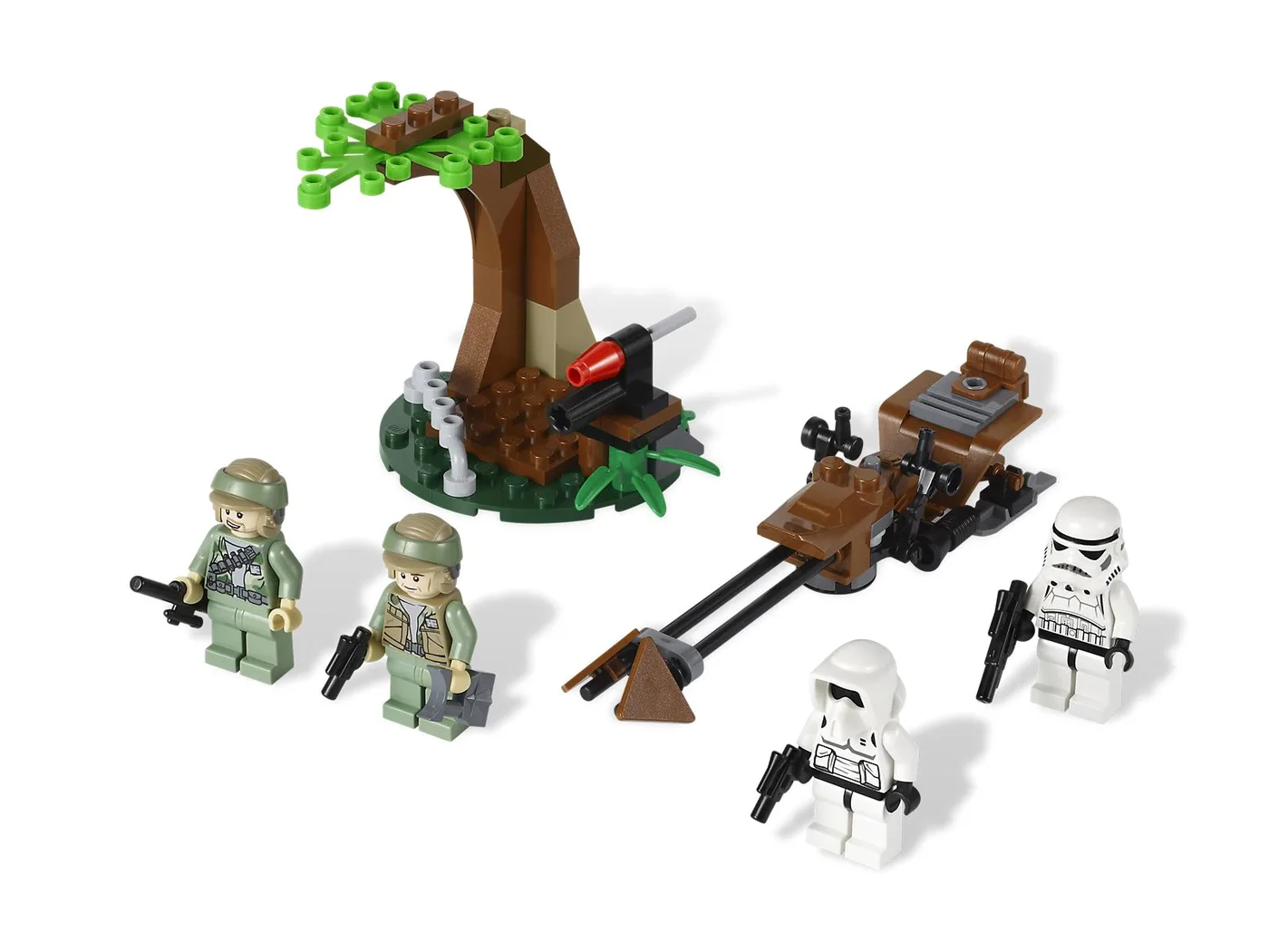 LEGO 9489 Pack de combat : Soldat rebelle d'Endor & Soldat impérial - prix | Brick Broker