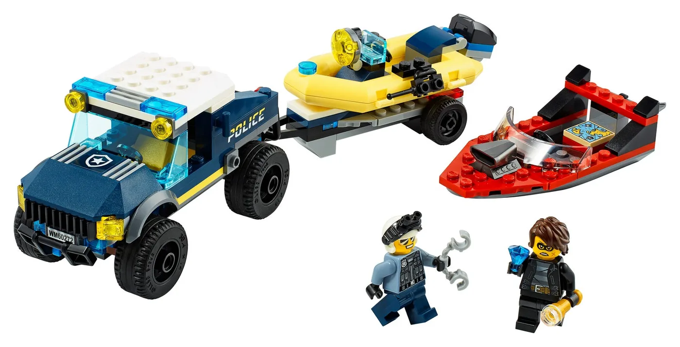LEGO 60272 Transport de bateau de la police d'élite - prix | Brick Broker