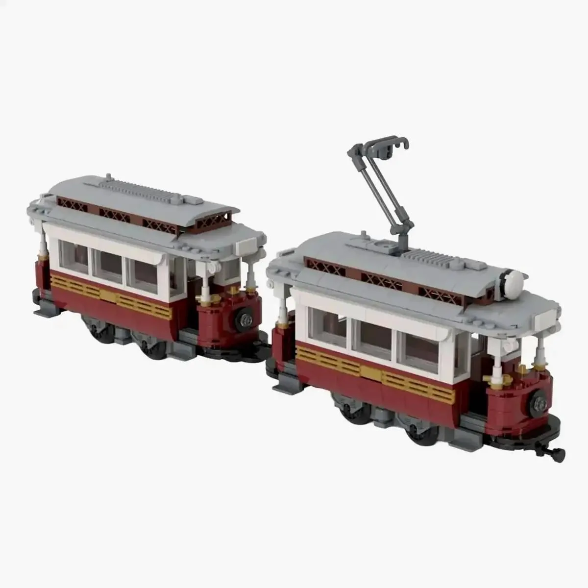 BlueBrixx Tramway classique avec remorque (BB-102890) - prix | Brick Broker