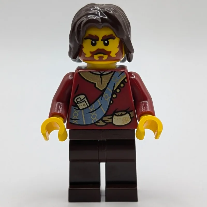 Dark Red Robes, Dark Brown Legs, Dark Brown H… — minifigurine LEGO | Brick Broker