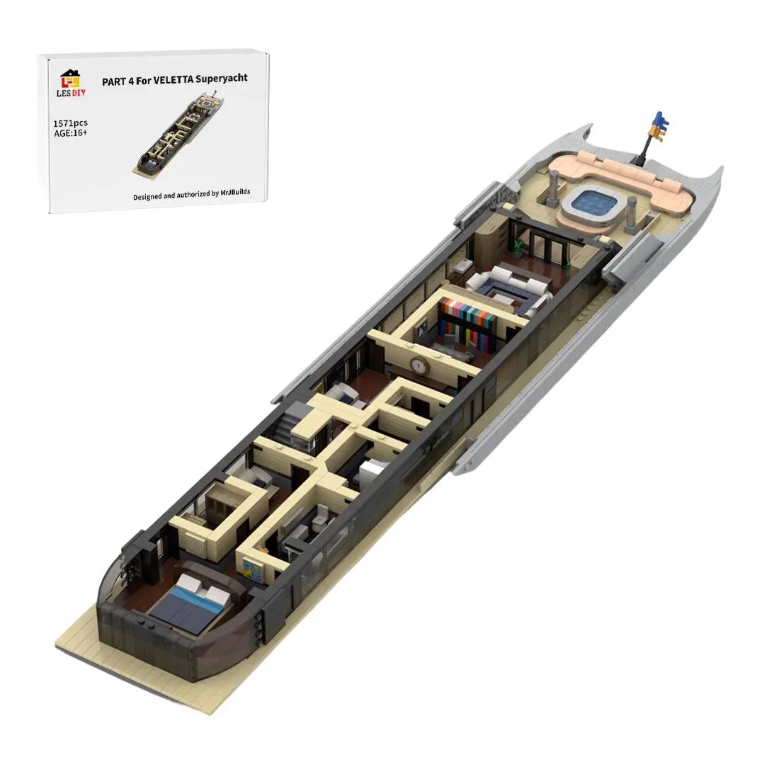 LesDiy Yacht de luxe modulaire IV (LESDIY-3701614) - prix | Brick Broker