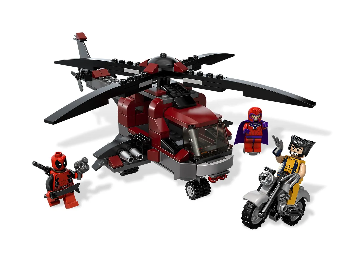 LEGO 6866 La confrontation en moto de Wolverine - prix | Brick Broker