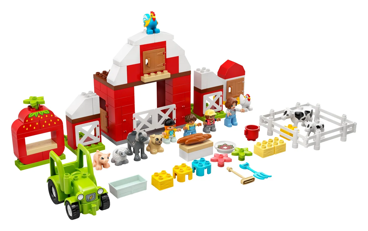 LEGO 10952 Grange, tracteur et soin des animaux de la ferme - prix | Brick Broker