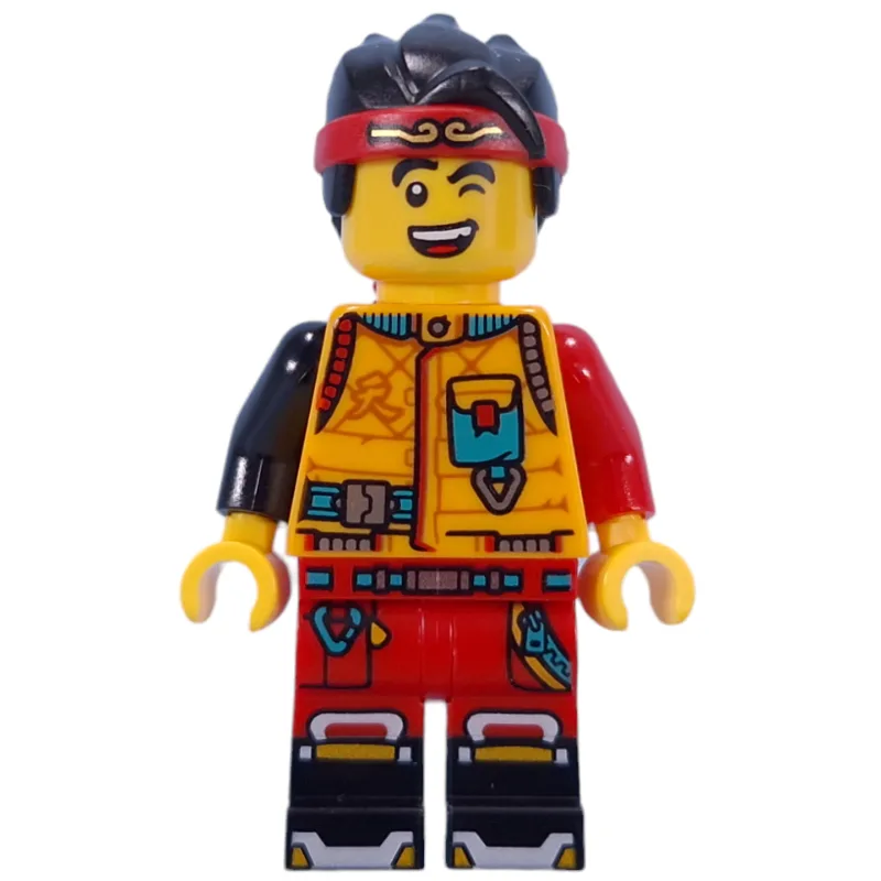 Monkie Kid, Bright Light Orange Jacket, Winki… — minifigurine LEGO | Brick Broker