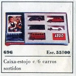 LEGO 696 1:87 6 Voitures de Passagers - prix | Brick Broker