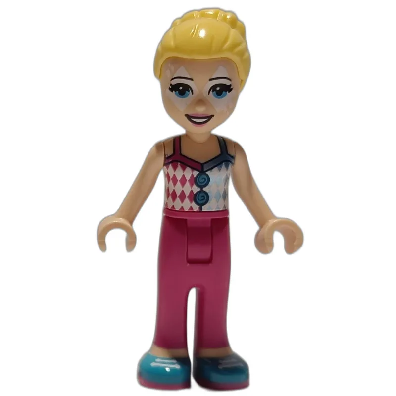 Stephanie - Dark Pink/Silver Top, Dark Pink P… — minifigurine LEGO | Brick Broker
