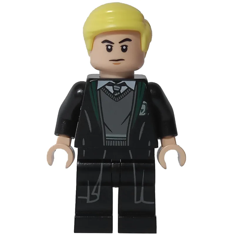 Draco Malfoy, Open Long Robes over Slytherin… — minifigurine LEGO | Brick Broker