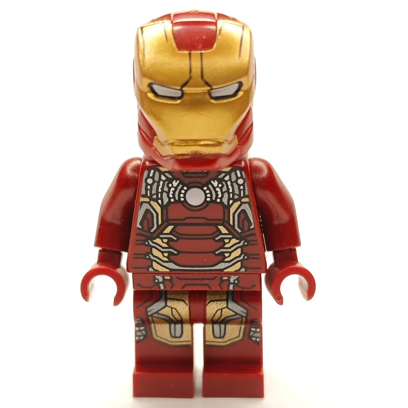 Iron Man Mark 43 Armor, Plain Trans-Clear Head — minifigurine LEGO | Brick Broker