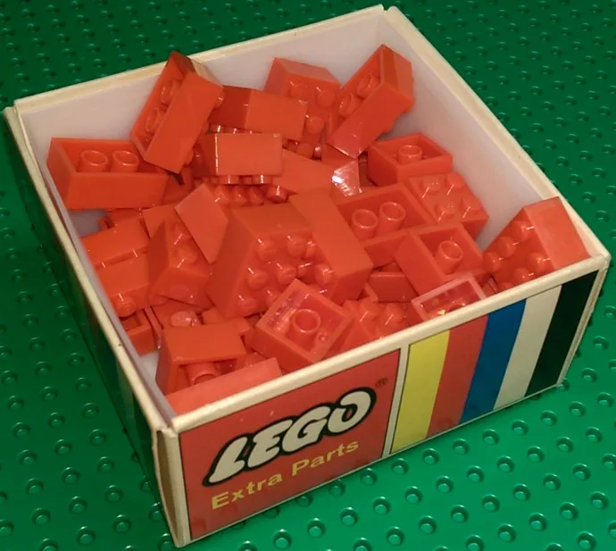 LEGO 051 Briques de base assorties - Rouges - prix | Brick Broker