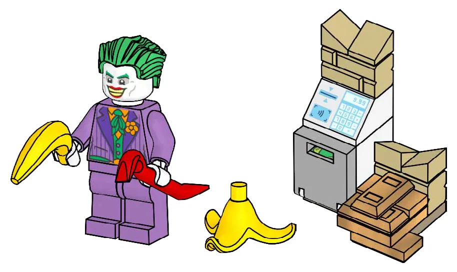 LEGO 212405 Le Joker et Distributeur de billets - prix | Brick Broker
