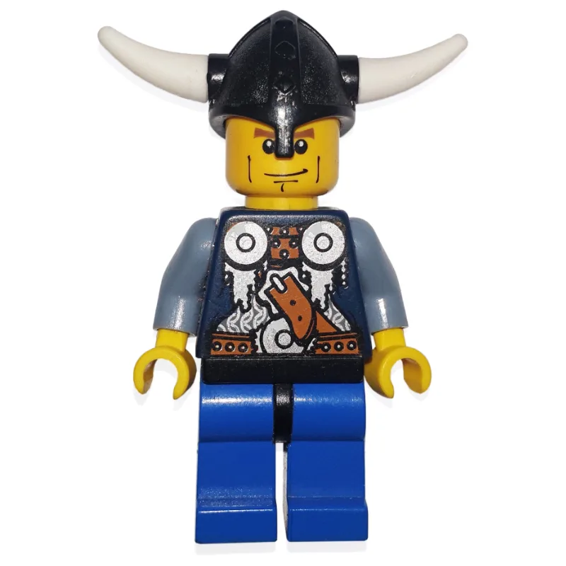 Viking Warrior - Armour, Sand Blue Arms, Blue… — minifigurine LEGO | Brick Broker