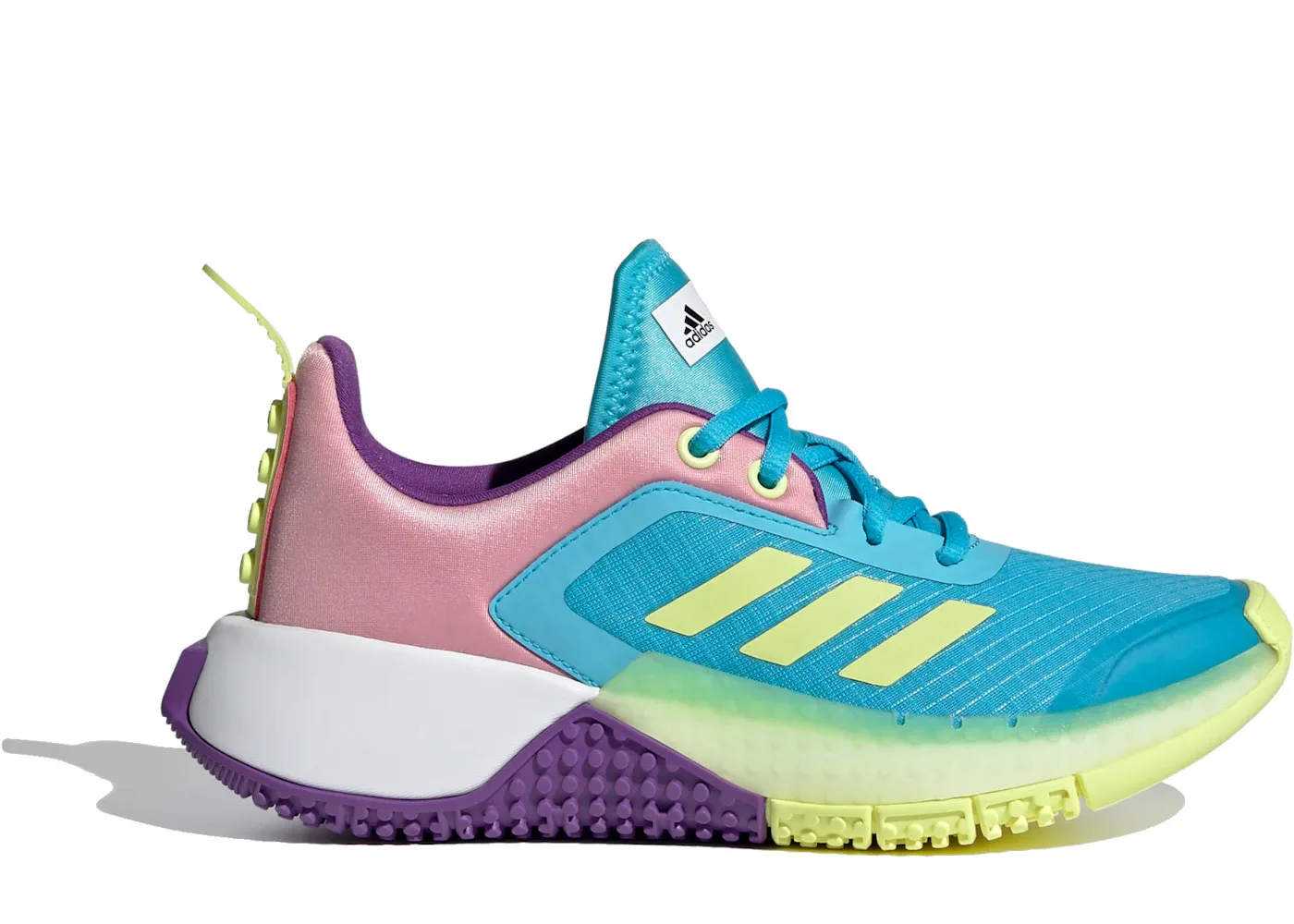 adidas Sport x LEGO (Cyan vif) - Chaussures pour enfants (FZ0401-1) - prix | Brick Broker