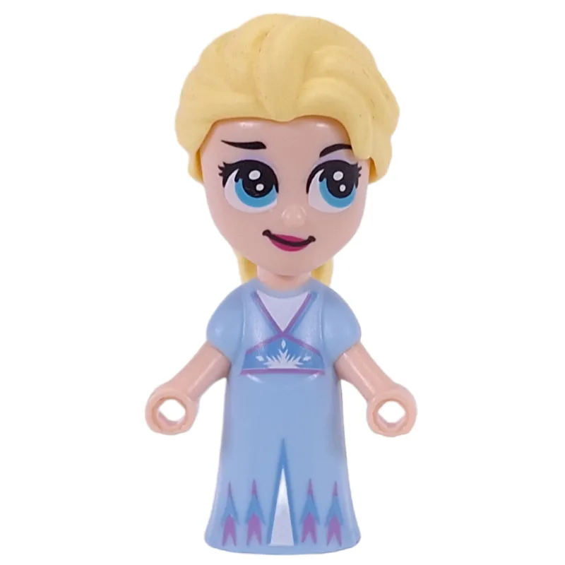 Elsa - Microdoll, Bright Light Blue Dress, Ha… — minifigurine LEGO | Brick Broker
