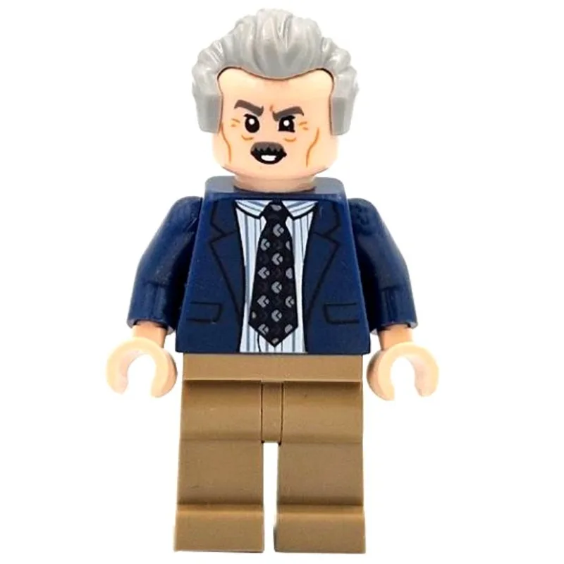 J. Jonah Jameson, Dark Blue Suit, Light Bluis… — minifigurine LEGO | Brick Broker