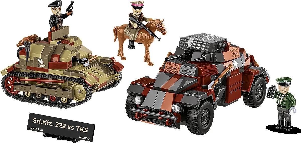COBI Sd.Kfz. 222 vs TKS (Septembre 1939) - Édition limitée (COBI-2656) - prix | Brick Broker