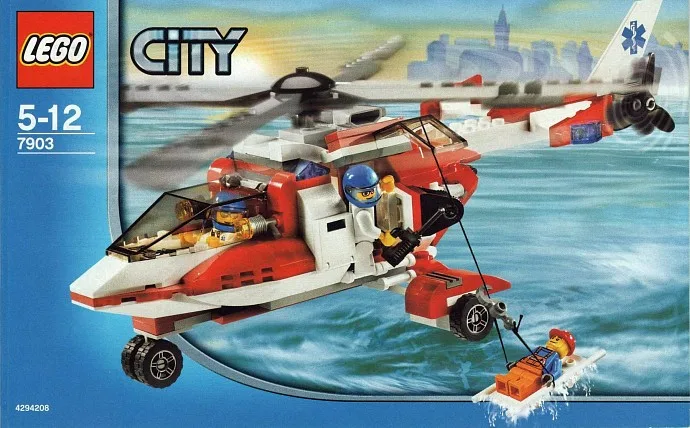 LEGO 7903 Hélicoptère de sauvetage - prix | Brick Broker