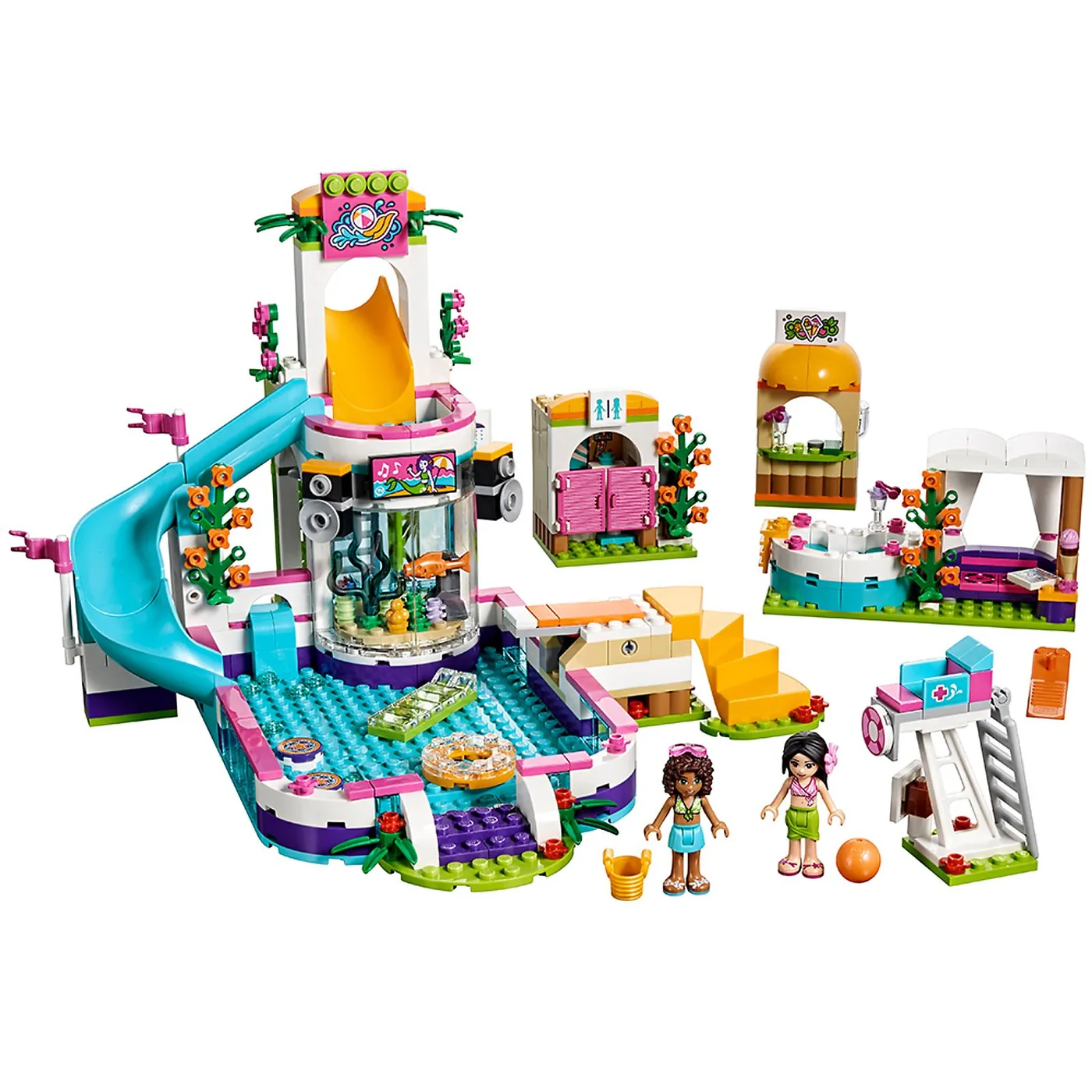 LEGO 41313 Piscine d'Été Heartlake - prix | Brick Broker
