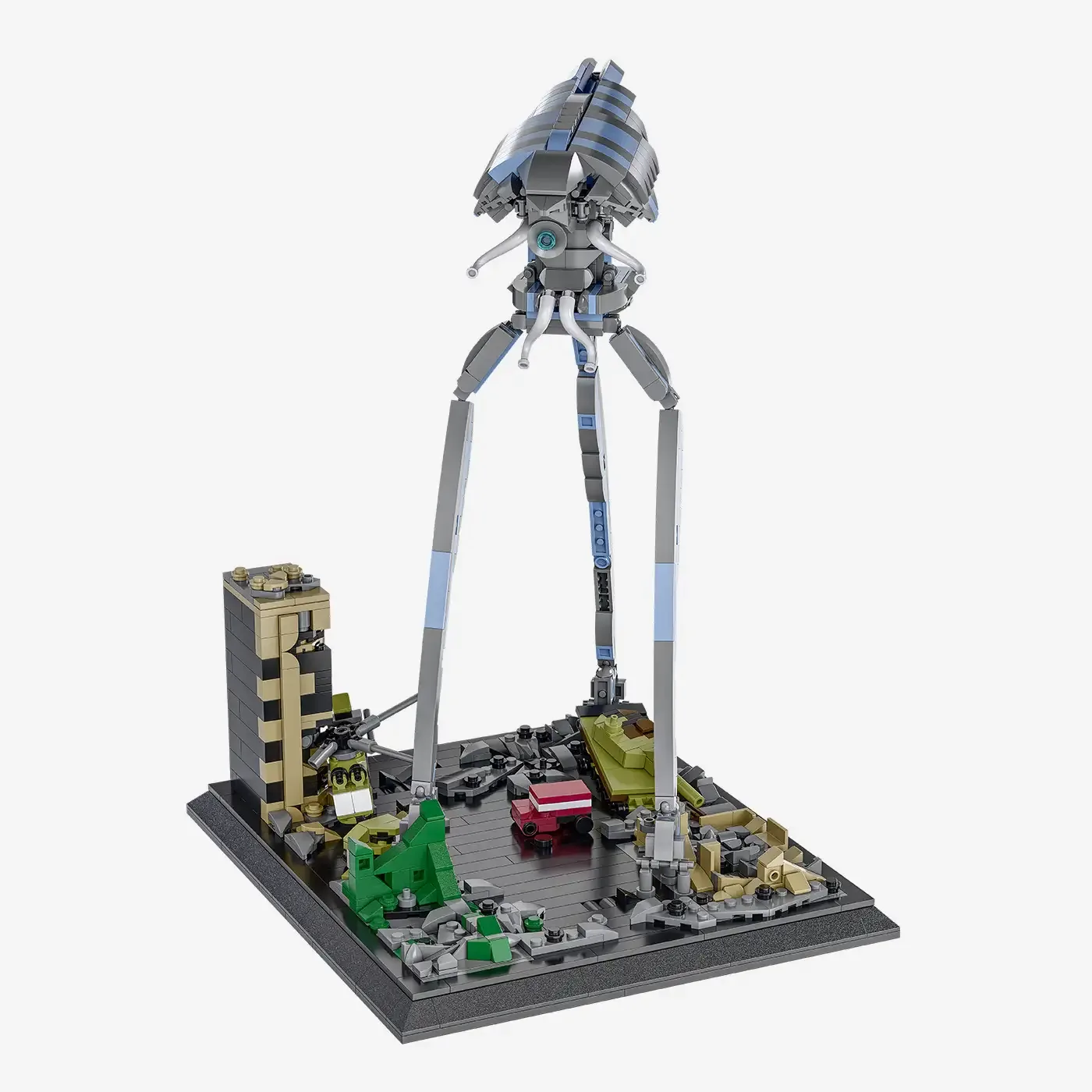 BlueBrixx Diorama - destructeur du monde à trois pattes (BB-110169) - prix | Brick Broker