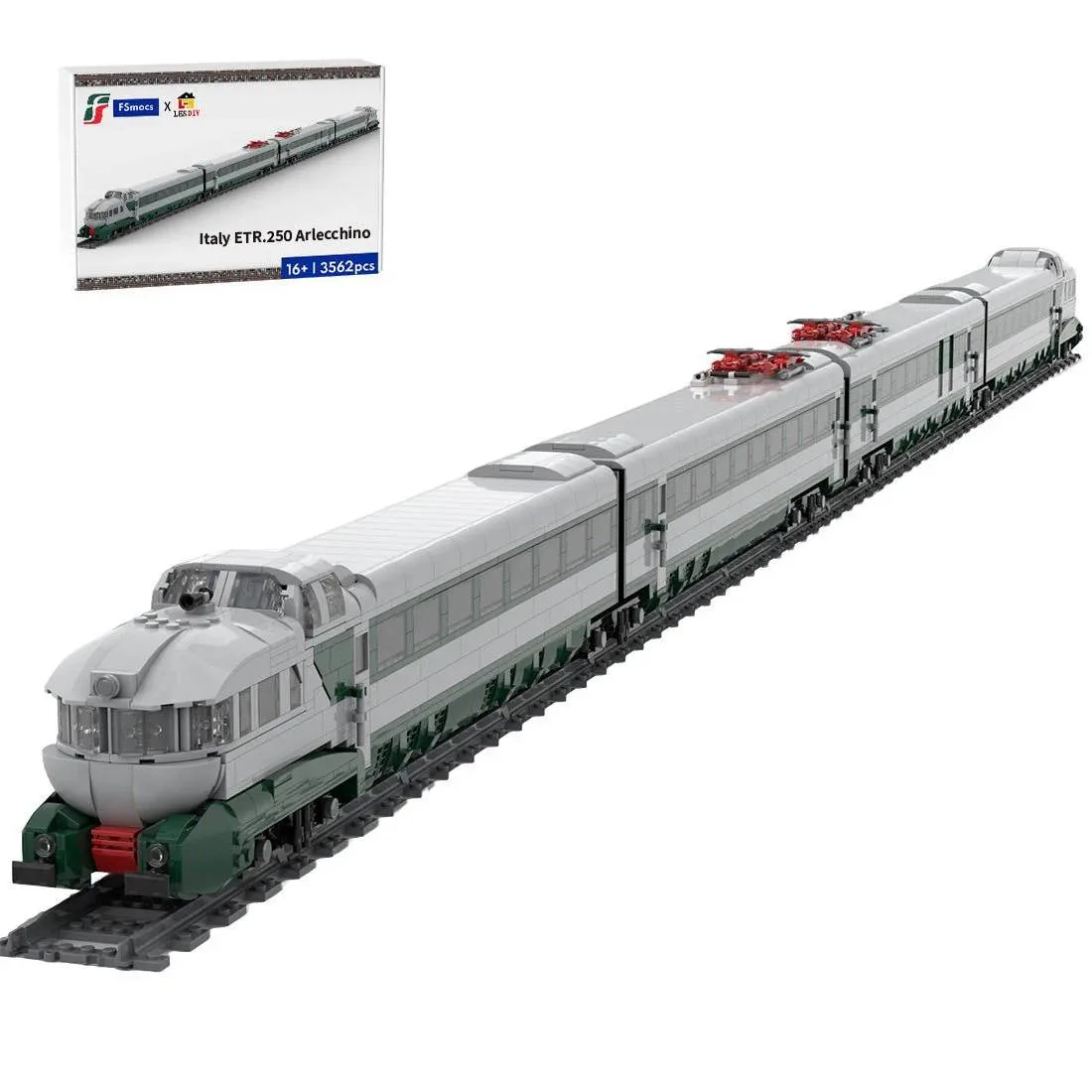 LesDiy Train Italie ETR.250 Arlecchino (LESDIY-3666525) - prix | Brick Broker