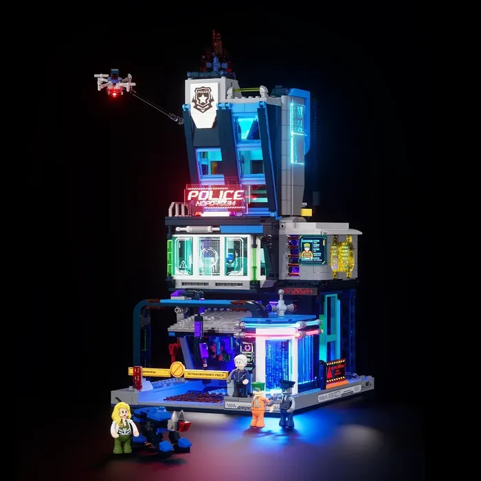 Lumibricks QG de police Cyberpunk (LUMI-17009) - prix | Brick Broker