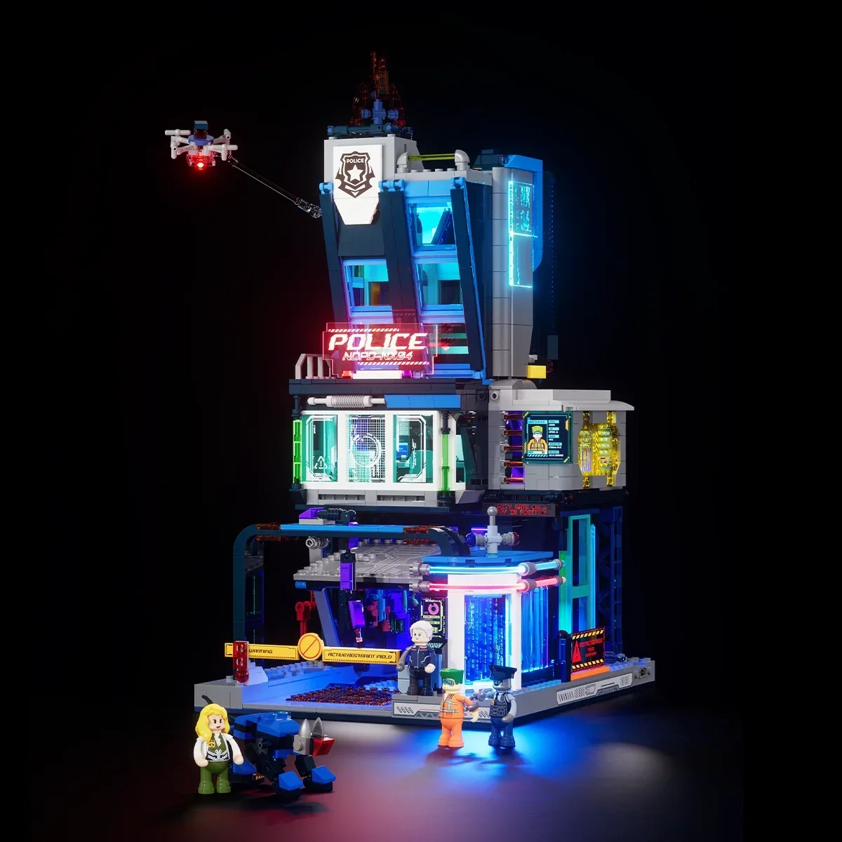 Lumibricks QG de police Cyberpunk (LUMI-17009) - prix | Brick Broker