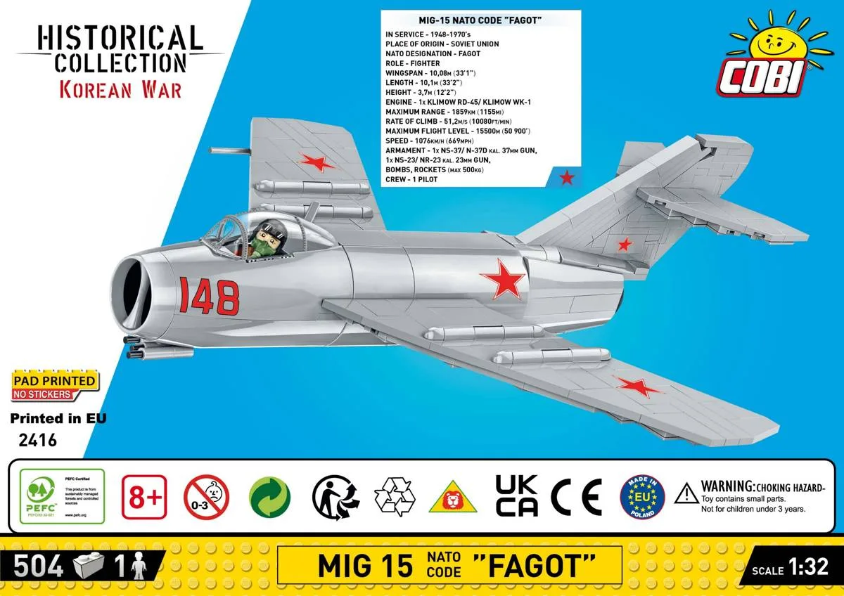 COBI MiG-15 Fagot (COBI-2416) - prix et où acheter | Brick Broker