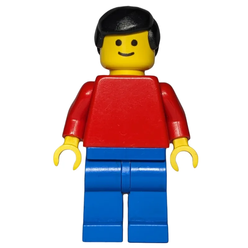 Man, Red Torso, Blue Legs, Black Hair (3626a… — minifigurine LEGO | Brick Broker