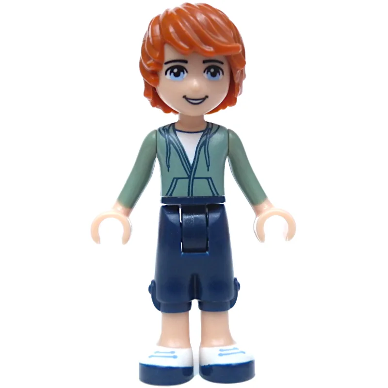 Julian - Sand Green, Dark Blue Trousers — minifigurine LEGO | Brick Broker