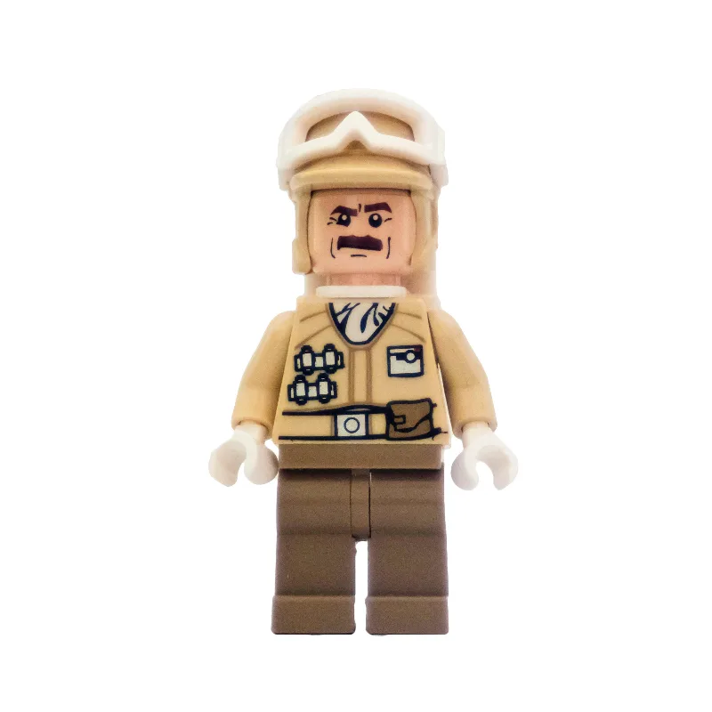 Rebel Trooper in Hoth Uniform, Tan Hat, Moust… — minifigurine LEGO | Brick Broker