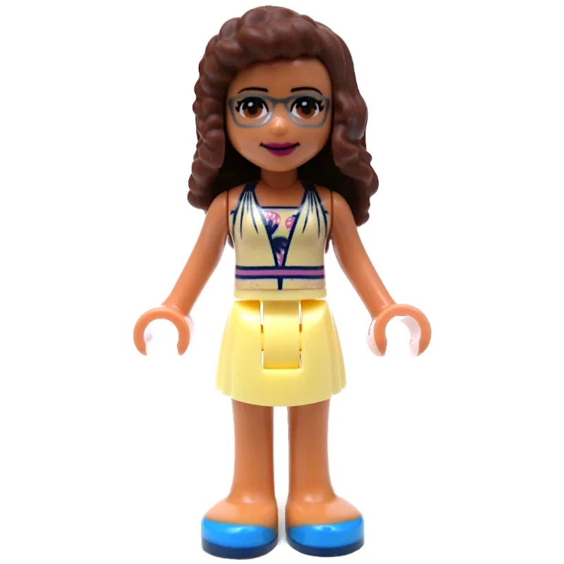 Olivia - Bright Light Yellow Top, Bright Ligh… — minifigurine LEGO | Brick Broker