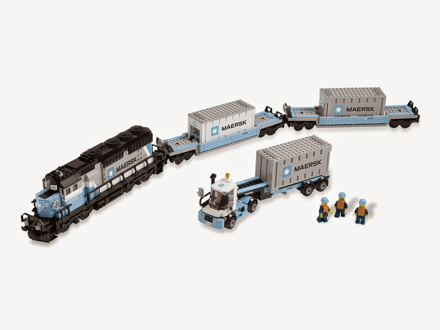 LEGO 10219 Train de conteneurs Maersk - prix | Brick Broker