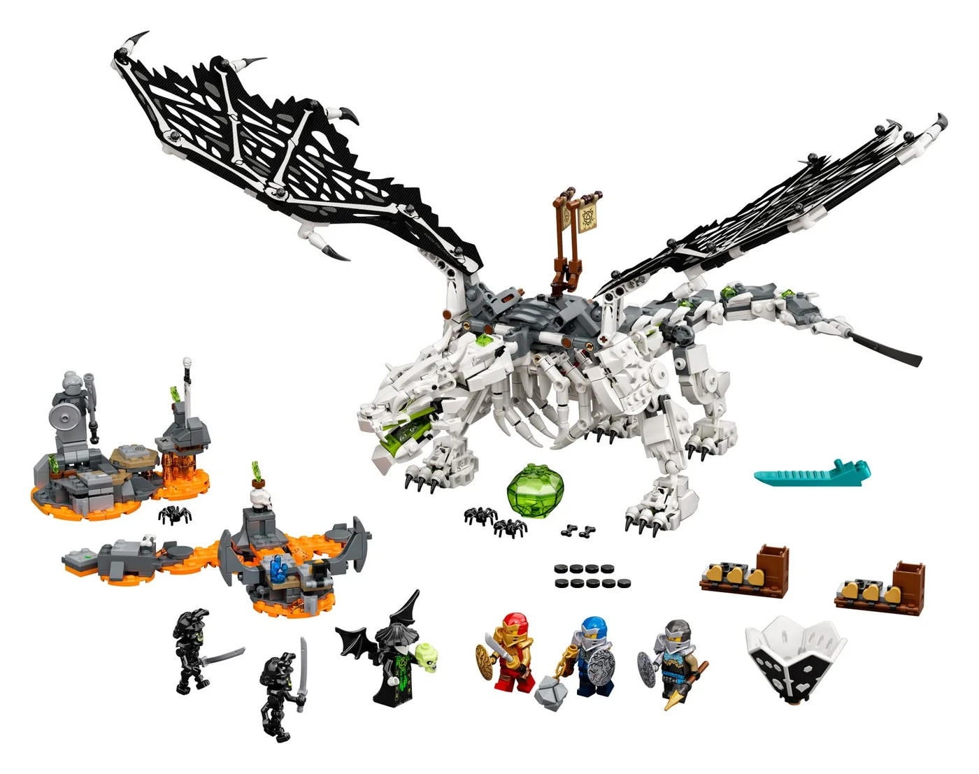 LEGO 71721 Le dragon du Sorcier au crâne - prix | Brick Broker