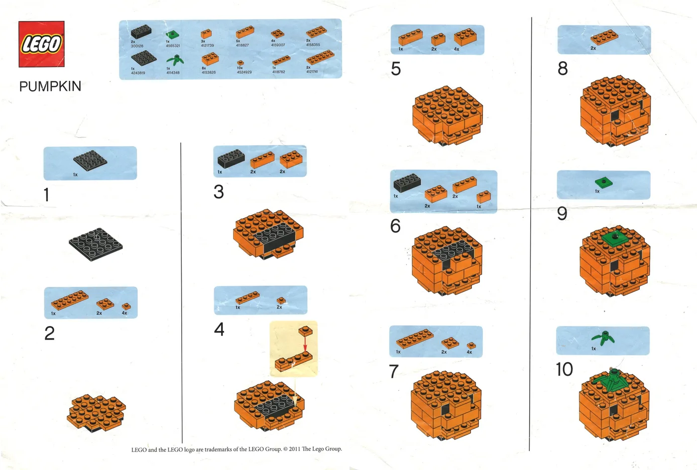 LEGO Citrouille (PUMPKIN-1) - prix et où acheter | Brick Broker
