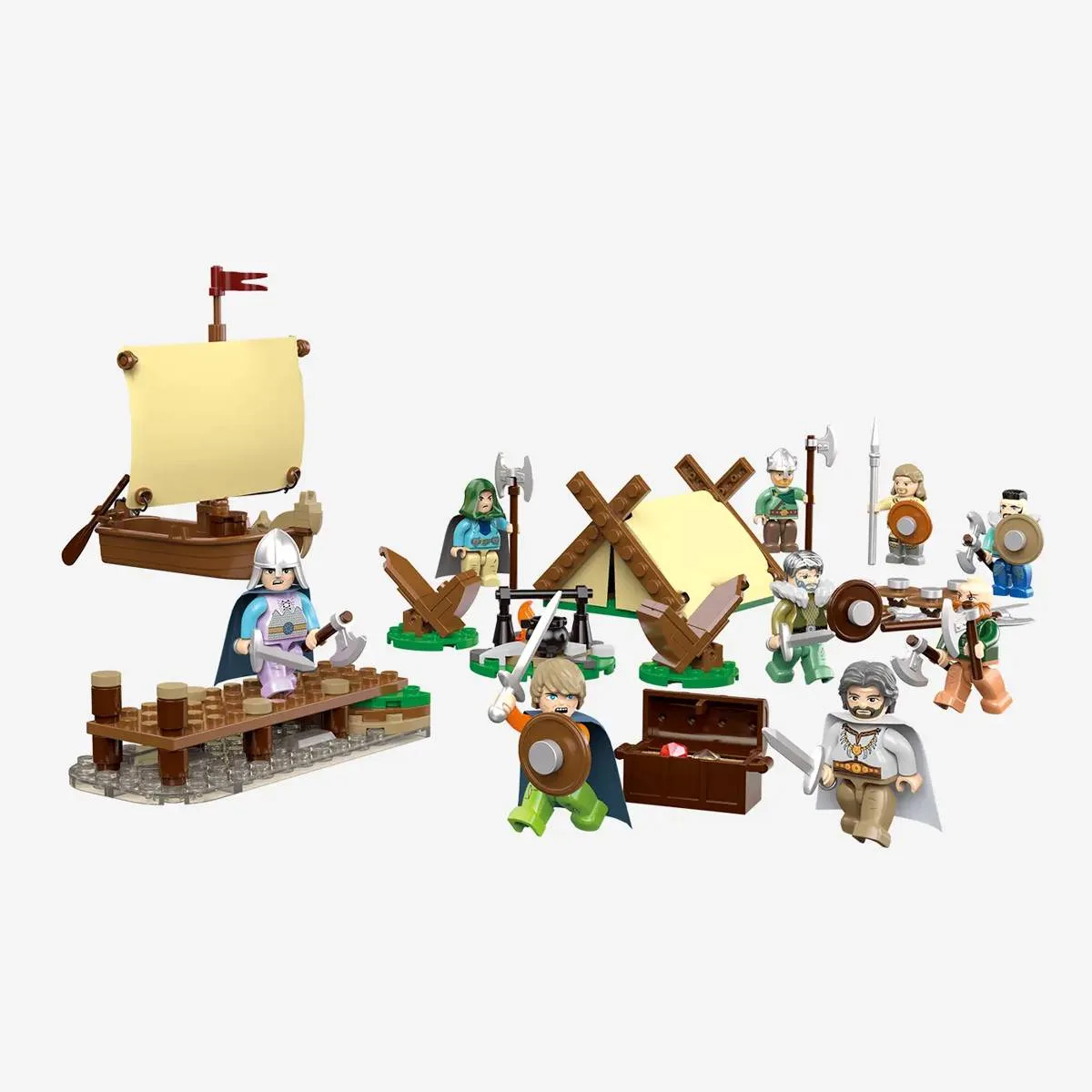 BlueBrixx Pack de minifigurines Vikings (BB-109050) - prix | Brick Broker