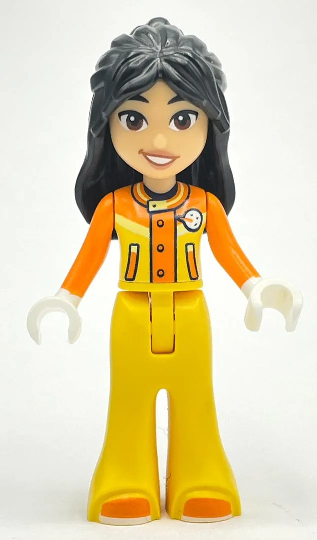 Liann - Orange/Yellow Ski Suit — dans quels sets LEGO ? (fig-014333) | Brick Broker