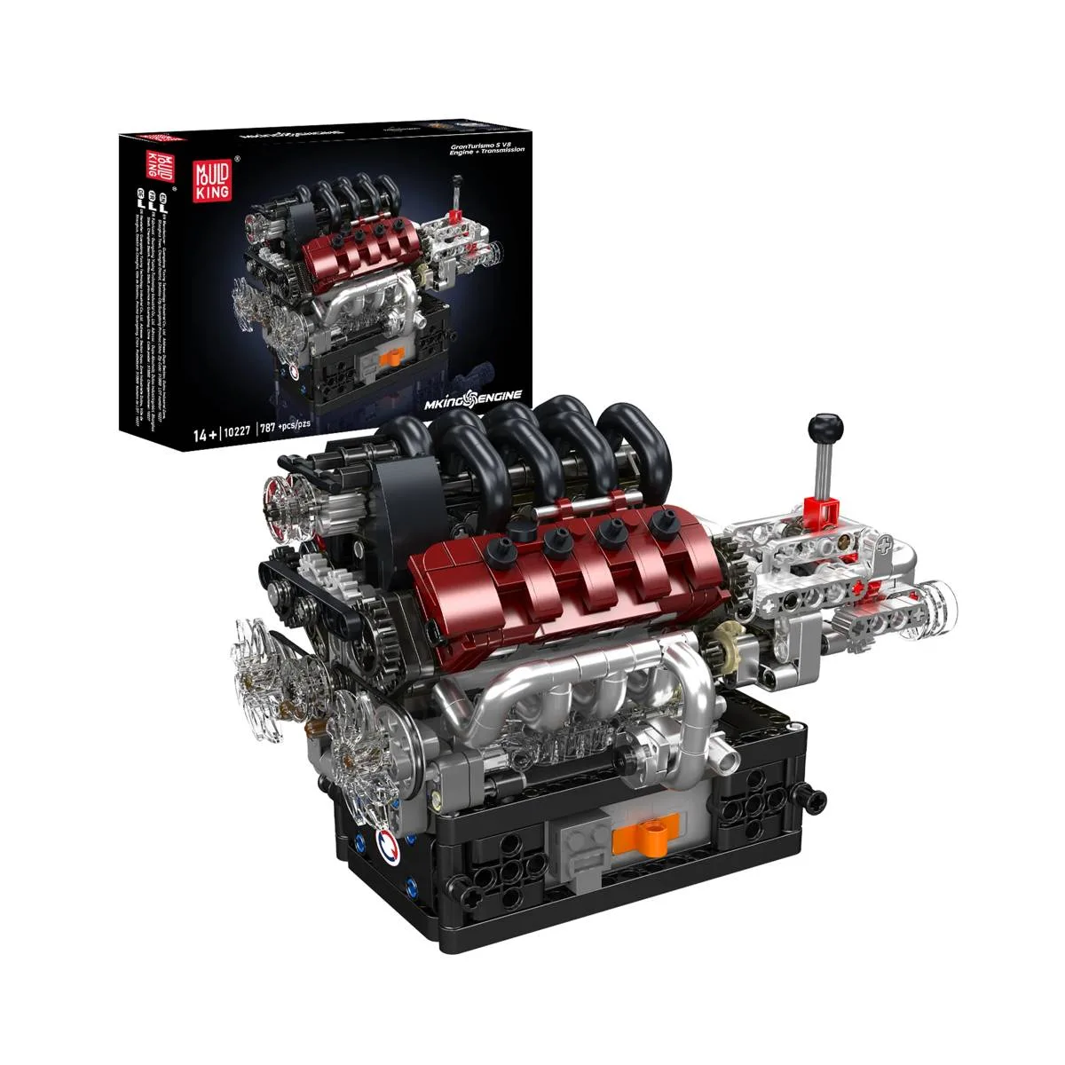 Mould King Moteur V8 avec boîte de vitesses (MOU-10227) - prix | Brick Broker