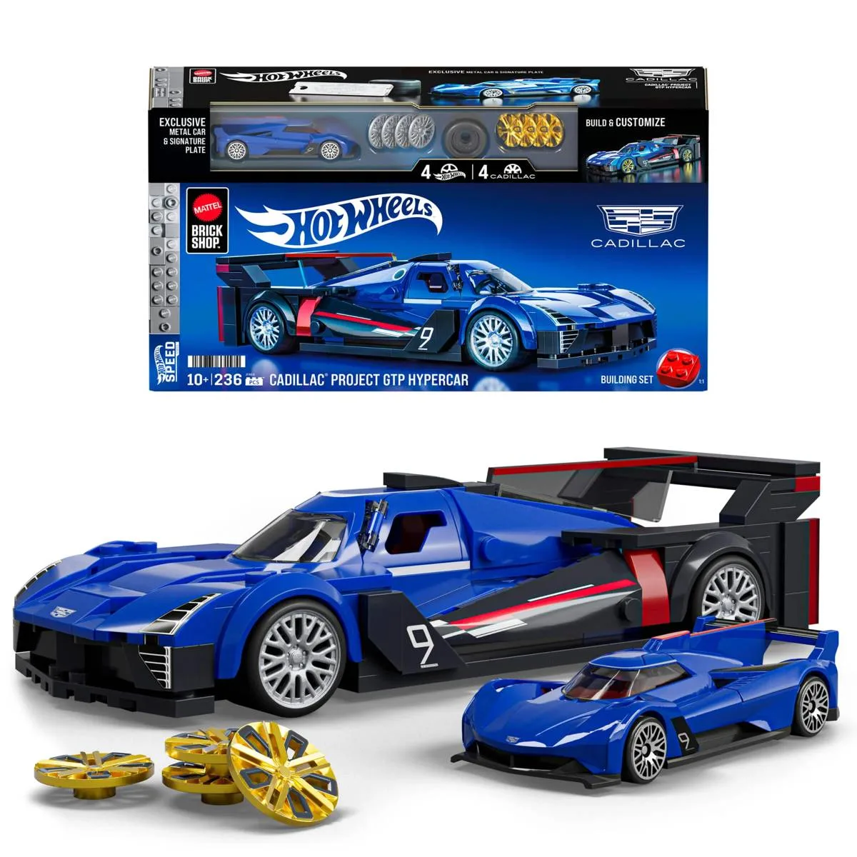 Mattel Brick Shop Hot Wheels™ Cadillac™ Project GTP Hypercar (JFR89) - prix | Brick Broker