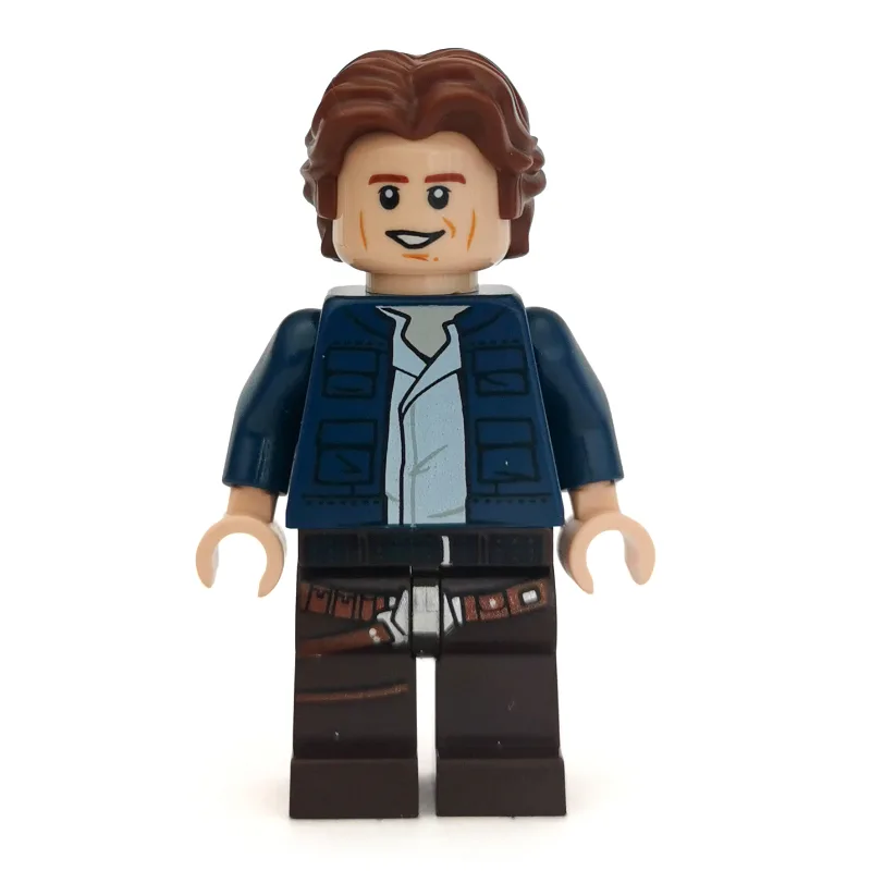 Han Solo, Dark Blue Jacket, Dark Brown Legs — minifigurine LEGO | Brick Broker