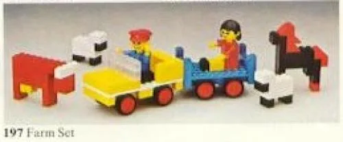 LEGO 197 Véhicule Agricole et Animaux - prix | Brick Broker