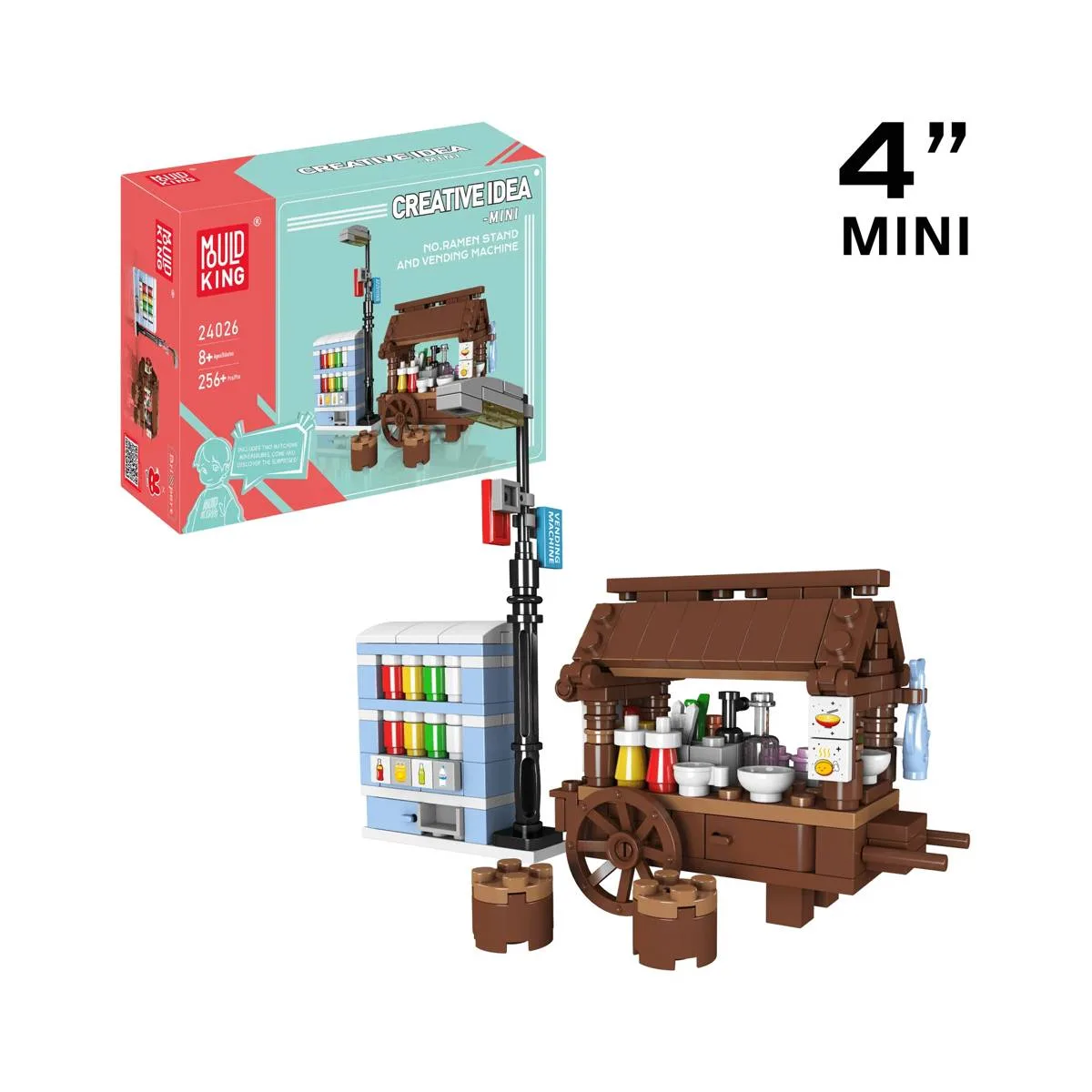 Mould King Stand de ramen et distributeur automatique (MOU-24026) - prix | Brick Broker