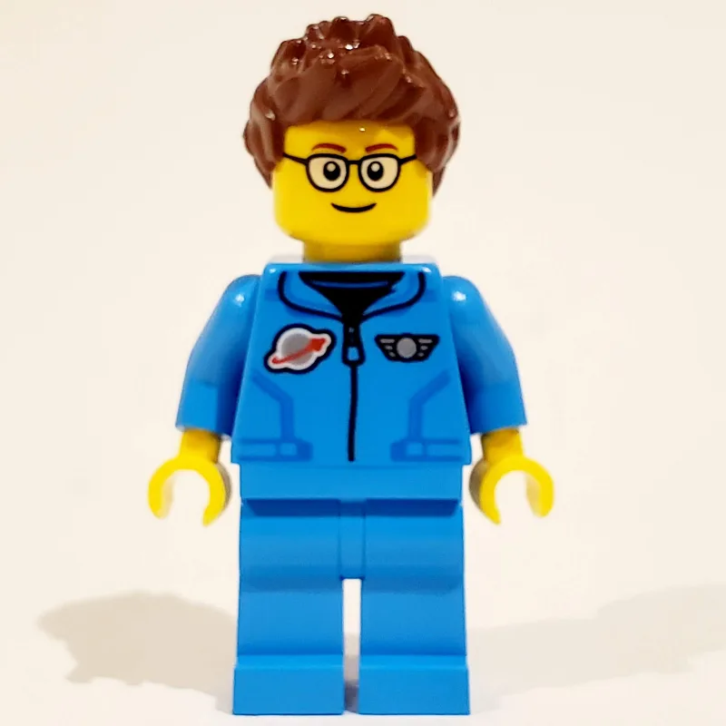 Man, Dark Azure Tracksuit with Classic Space… — minifigurine LEGO | Brick Broker