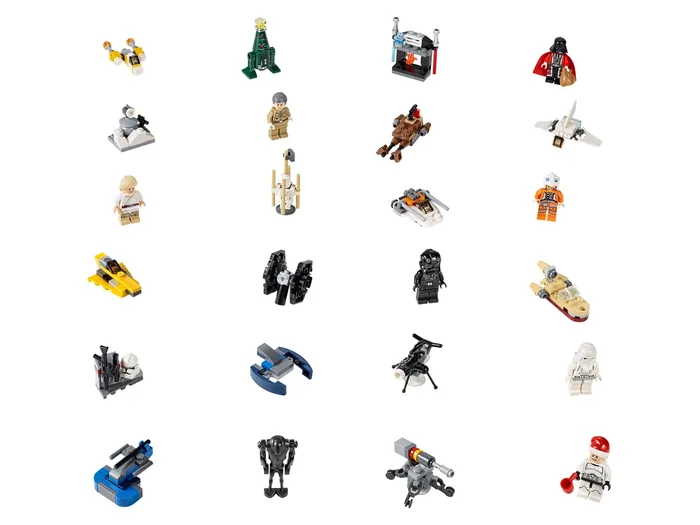 LEGO 75056 Calendrier de l'Avent Star Wars 2014 - prix | Brick Broker