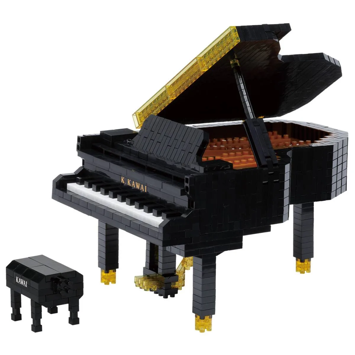 nanoblock Piano à queue Kawai (NBM-055) - prix | Brick Broker